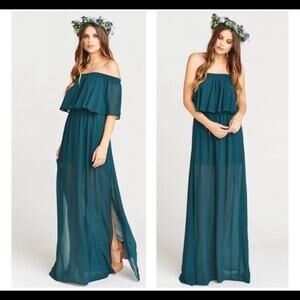 Show Me Your Mumu hacienda dress jade M NWT